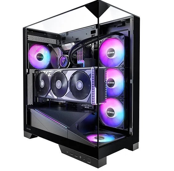 Gaming DesktopOKINOS AQ93 Tempered GlassTop&Front&Side Panel Gaming DesktopOKINOS AQ93 Tempered GlassTop&Front&Side Panel